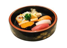 Sushi-Set aus nächster Nähe foto