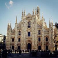Mailänder Dom (Duomo di Milano) - Retro-Filter. foto