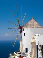Santorini Windmühle foto