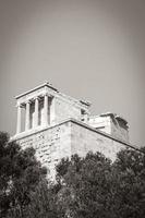 akropolis von athen ruinen parthenon griechenland hauptstadt athen in griechenland. foto