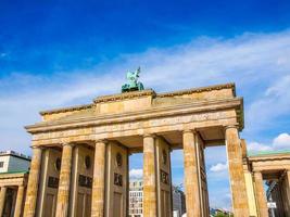 hdr brandenburger tor berlin foto