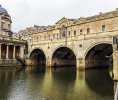 HDR Pulteney Bridge im Bad foto