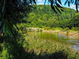 hdr fluss wye in tintern foto