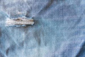 Jeans zerrissene Denim-Textur foto