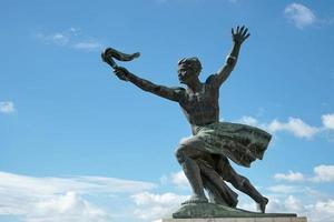 Budapest, Ungarn, 2014. Teil der Freiheits- oder Freiheitsstatue foto