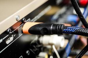 HDMI-Kabel verbunden foto