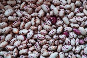 ungekochte rote Bohnen, gesundes Essen foto