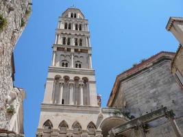 Blick auf die Stadt Split foto