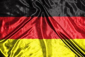 deutschland stoff flagge satin flaggenschwenken stoff textur der flagge foto