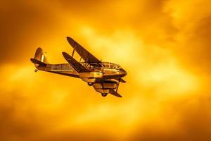 Shoreham, West Sussex, Großbritannien, 2014. de havilland dh89a dragon rapide foto