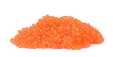 frischer Kaviar rot foto
