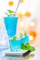kalter blauer hawaiianischer Cocktail