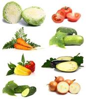 frisches und vitaminreiches Gemüse foto