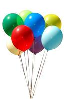 farbiger Luftballon foto