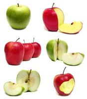 Apfel rot und grün foto
