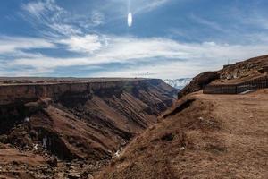 Tobot Wasserfall.Schlucht von khunzakh.russia der Republik Dagestan foto