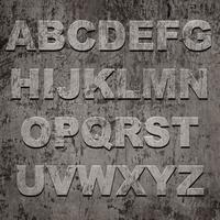 letztere des Alphabets auf Grunge-Textur foto