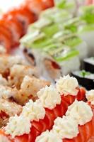 appetitliches japanisches Sushi foto