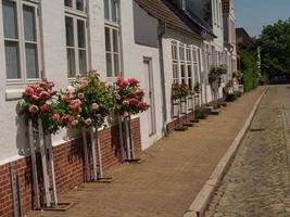 die alte stadt friedrichstadt in deutschland foto