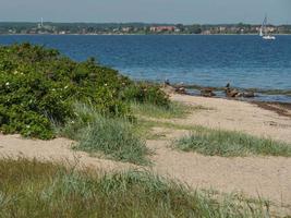 Wandern an der Ostsee in Deutschland foto