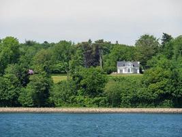 die stadt flensburg an der ostsee foto