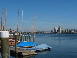 die stadt flensburg an der ostsee foto