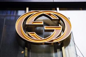 Sydney, Australien, 2015 - Gucci-Shop in Sydney, Australien. gucci ist eine italienische Mode- und Lederwarenmarke, die 1921 gegründet wurde. foto