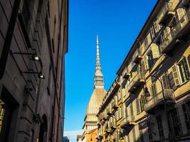 HDR-Maulwurf Antonelliana in Turin foto