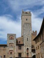 Blick auf die Stadt San Gimignano foto