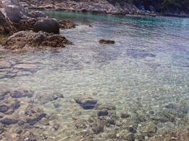 Orangenstrand in Chalkidiki foto