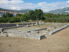 Römische Ruinen in Salona foto
