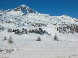 piz bernina gebirge in den schweizerischen alpen im kanton gr foto