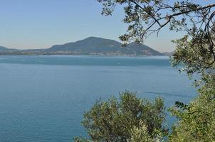 Blick auf den Iseosee foto