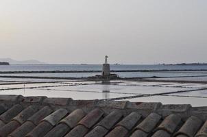 saline salinen in marsala foto