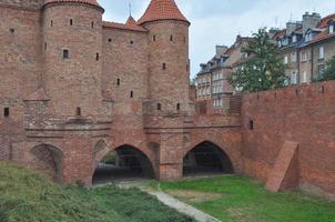 alte stadtbefestigung in warschau foto