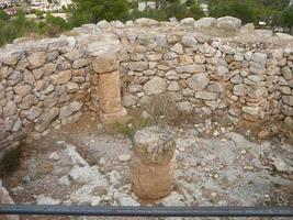 puig de sa morisca archäologischer park maurischer gipfel auf mallorca foto