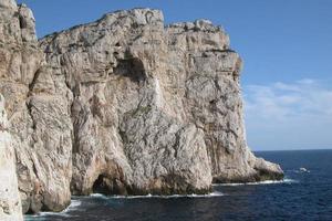 neptungrotte grotta di nettuno in sardinien, italien foto