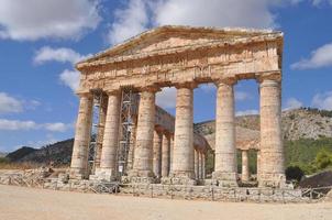 dorischen Tempel in Segesta foto