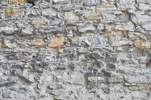 Detailansicht der steinernen Felswand foto