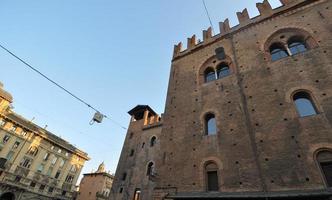 Blick auf die Stadt Bologna foto