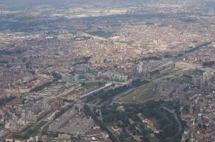 Luftaufnahme von Turin foto