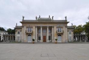 Der Lazienki-Palast in Warschau foto