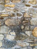 Hintergrund der alten Steinmauer. steinerne Kulisse foto