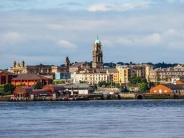 HDR-Ansicht von Birkenhead in Liverpool foto