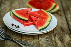 Scheiben Wassermelone foto