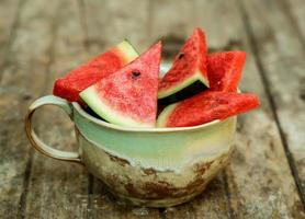 Scheiben Wassermelone foto