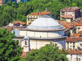 hdr gran madre kirche in turin foto