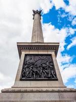 HDR-Nelson-Säule in London foto