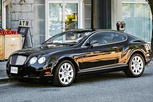 Vancouver, British Columbia, Kanada, 2007-schwarzer Bentley foto