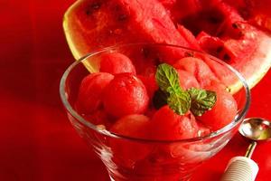 Obst als Dessert: Wassermelone